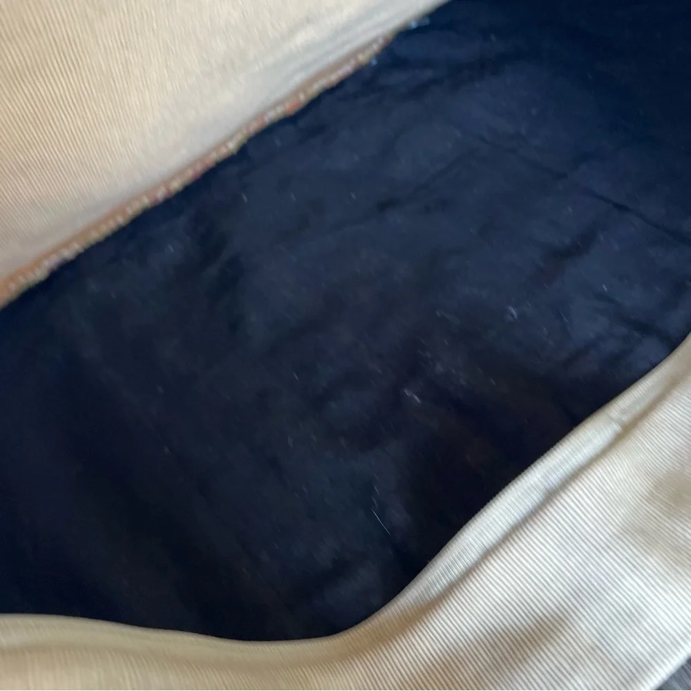 VTG Pottery Barn Wool Blend Stripe Accent Pillow Cover Lumbar Fall Colors 12x20